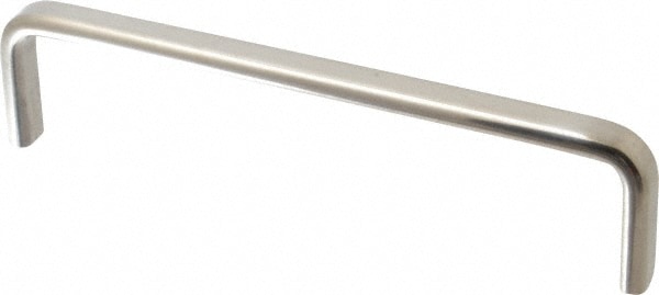 9/16" Handle Diam, Polished Stainless Steel Drawer Pull