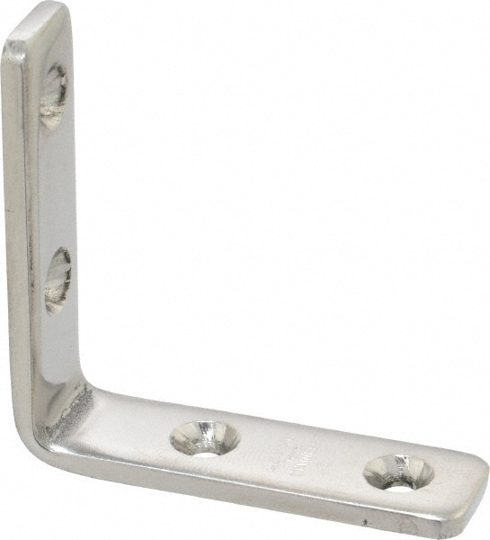 1-13/16" Long x 1/2" Wide, 18-8 Stainless Steel, Corner Brackets