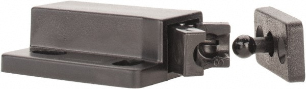 1-3/8" Long x 3/4" Wide x 1/2" High, Plastic Compact Safe Push Latch - MC-28 Catch