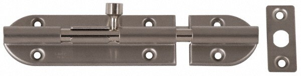 Slide Bolts; Type: Barrel Bolt ; Length (Inch): 10.641; 10.641; 270.0 ; Length (mm): 10.641; 270.0; 270.00 ; Material: Stainless Steel ; Width (Inch): 1-5/16 ; Width (mm): 1-5/16; 33.0