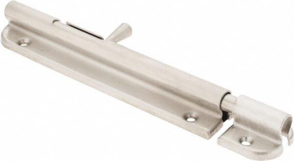 6-1/16" Long, 1" Wide Stainless Steel Barrel Bolts