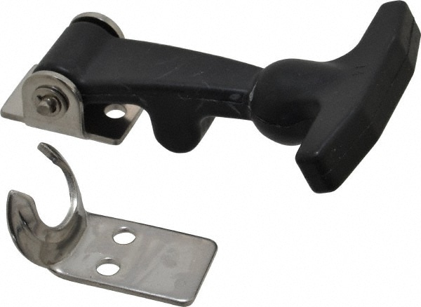 Value Collection F35MXXXSXXKT Hood Door Latch: 2-13/32" OAW, 1-1/8" OAH, Rubber & Steel Image