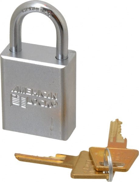 American Lock A5100KA36567 Padlock: Steel, Keyed Alike, 1-1/2" Wide 