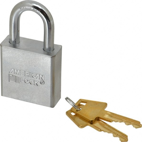 American Lock A5200KA37272 Padlock: Steel, Keyed Alike, 1-3/4" Wide 