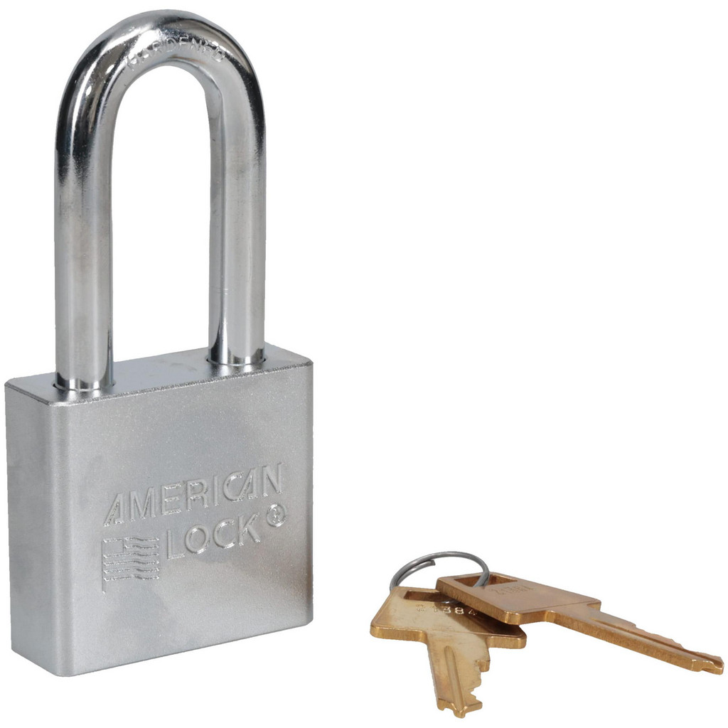 American Lock Padlocks: Keyed: Keyed Different; Body Material: Steel - 3/8" Shackle Dia | Part #A5261