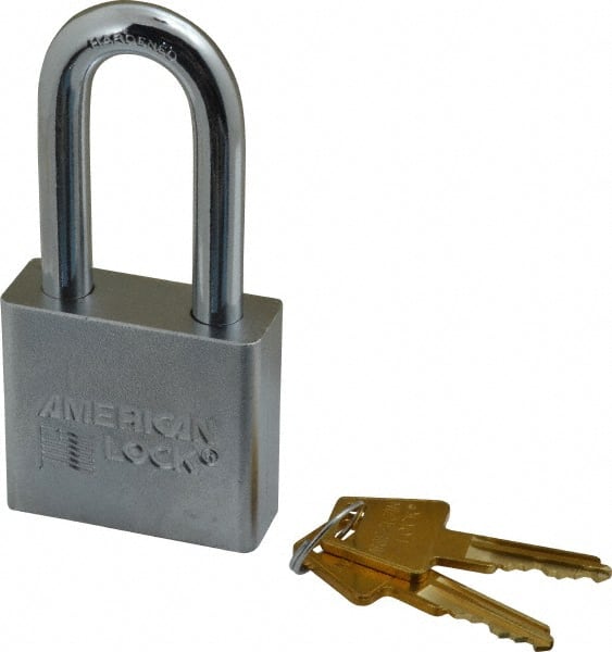American Lock A5261KA36247 Padlock: Steel, Keyed Alike, 2" Wide 