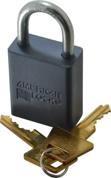 American Lock Padlock: Aluminum, Keyed Alike, 1-1/2″ Wide 32820268  MSC Industrial Supply
