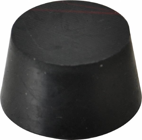 1-29/64" Small End, 1-25/32" Large End Diam, Size 9, Tapered Rubber Stopper