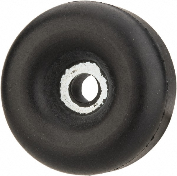 1/4 Thread, 9/32" High, Rubber Bumpers