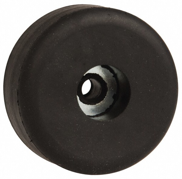 1/2 Thread, 5/8" High, Rubber Bumpers