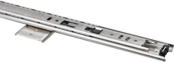 Knape & Vogt 8250P 20 20" Slide Length, Chrome Variable-Height Pencil Drawer Slide 