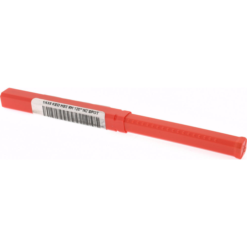 Keo Spotting Drill 1/4" Dia, 120 ° Point, 6" OAL, High Speed Steel