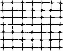 Utility Fence; Type: Utility Fences ; Breaking Load Machine Direction (Ft/Lb): 450 ; Breaking Load Tranverse Direction (Ft/Lb): 610 ; Mesh Size: 1-3/4 x 1-3/4 ; Width (Feet): 7 ; Length (Feet): 330