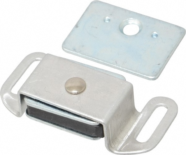 1-7//8 Long x 5//8 Wide Aluminum Cased Magnet Catch 2 Piece Set Value Collection 20 Sets Aluminum Finish
