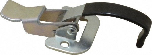 Door Latch: 1.87" OAW, Steel, Zinc-Plated