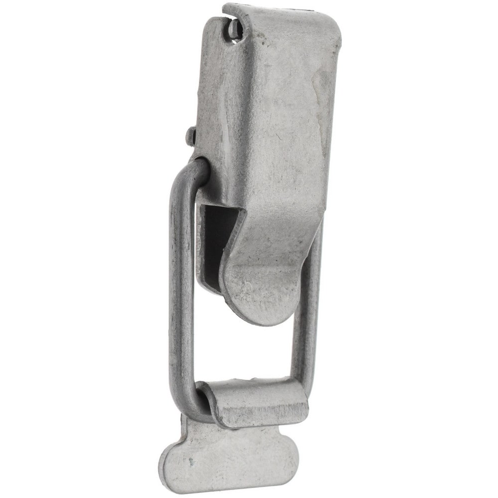 Door Latch: 0.92" OAW, Steel, Zinc-Plated