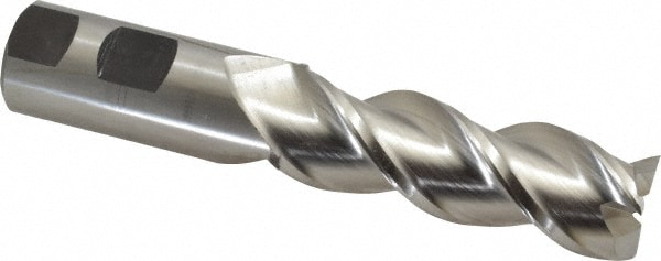 Cleveland C40360 Square End Mill: 1 Dia, 3 LOC, 1 Shank Dia, 5-1/2 OAL, 3 Flutes, Powdered Metal Image