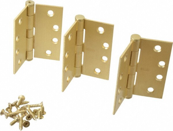 Concealed Hinge: Full Mortise, 4" OAW, 4" Door Leaf Height, 2" Door Leaf Width, 0.13" Thick