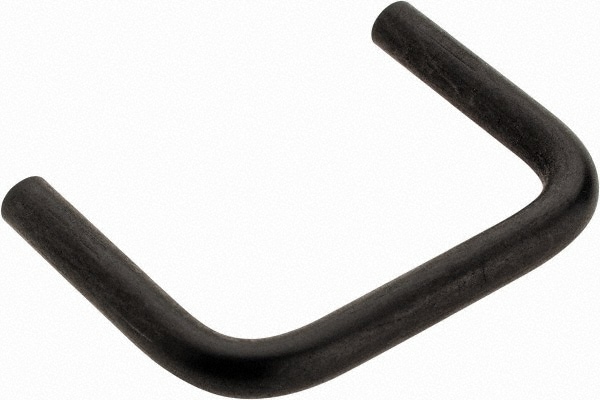 4-40 Internal Thread, 5/32" Handle Diam, Black Anodized Aluminum Drawer Pull