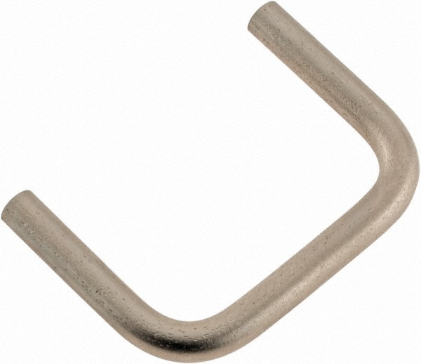 4-40 Internal Thread, 5/32" Handle Diam, Plain Stainless Steel Drawer Pull