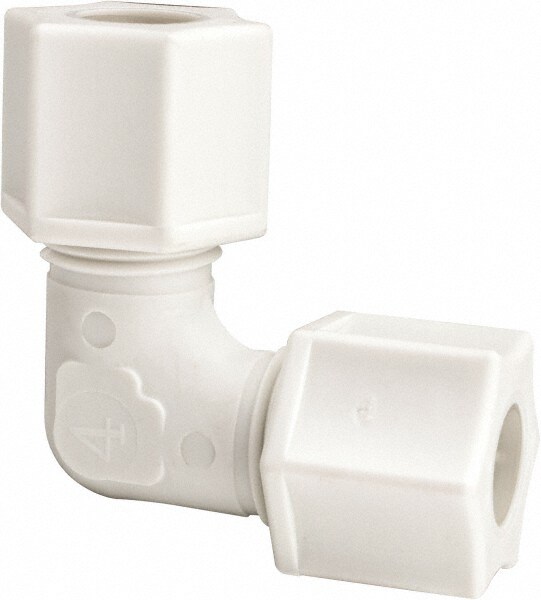 Compression Tube Union: 5/8-20" Thread, 3/8" Tube OD, Compression x Compression