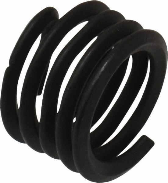 Screw-Locking Insert: Grade 304 Stainless Steel, 3/8-16, 1D - 0.3750" OAL, Tanged, Primer-Free Finish