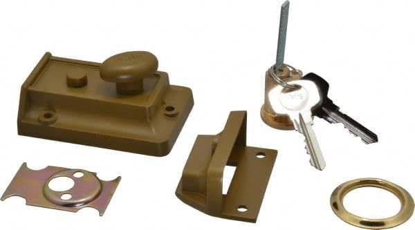 Yale 80 1-1/8 to 2-1/4" Door Thickness, US3/Bright Brass Finish, Latch Deadbolt 
