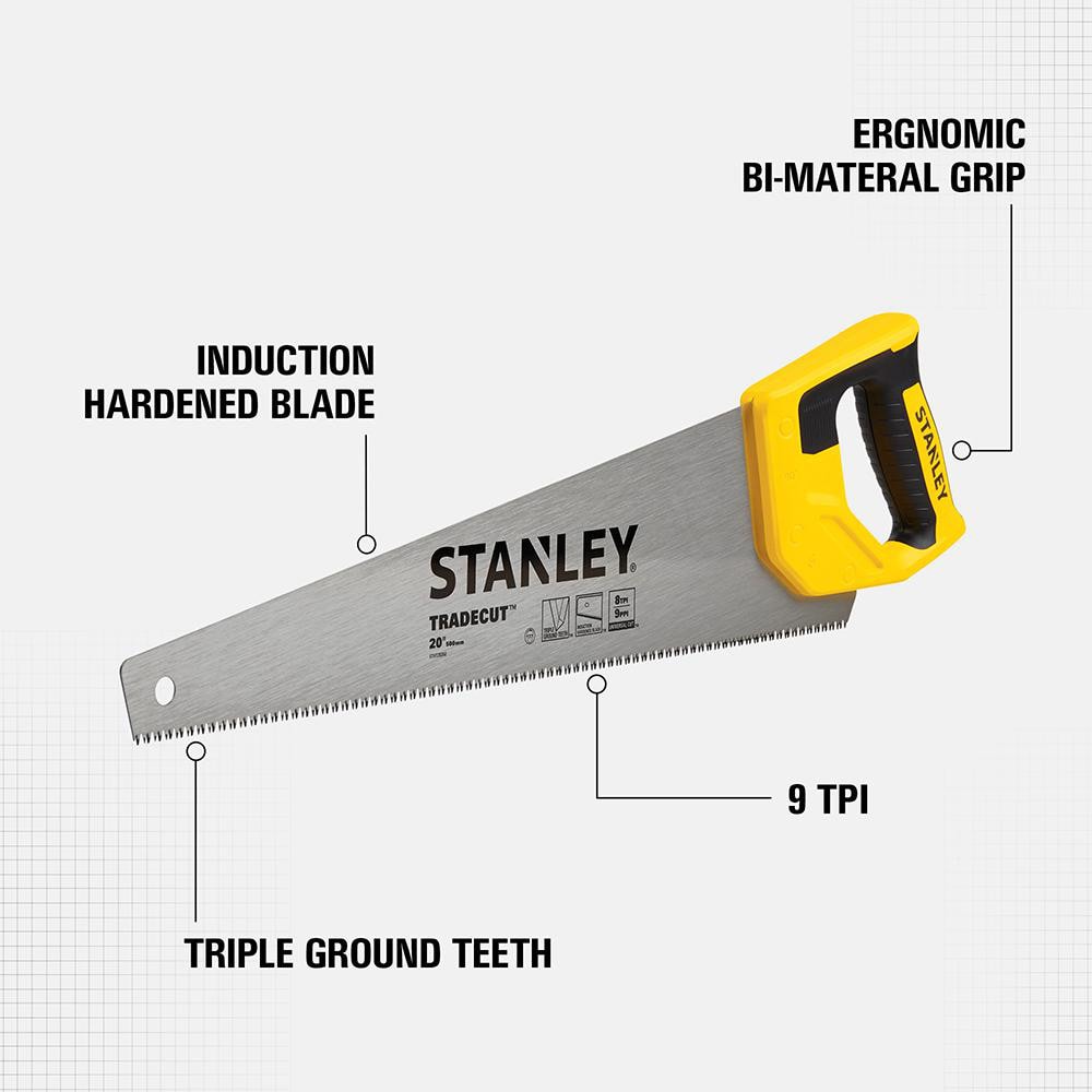 Stanley 15-087 Saw, Hand, 20 in