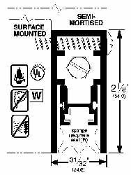 Pemko 4301DRL48 Heavy Duty Automatic Door Bottom Sweep Image