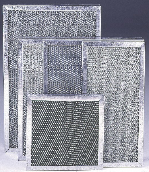 Pleated Air Filter: 16 x 25 x 1", MERV 7, 71% Efficiency