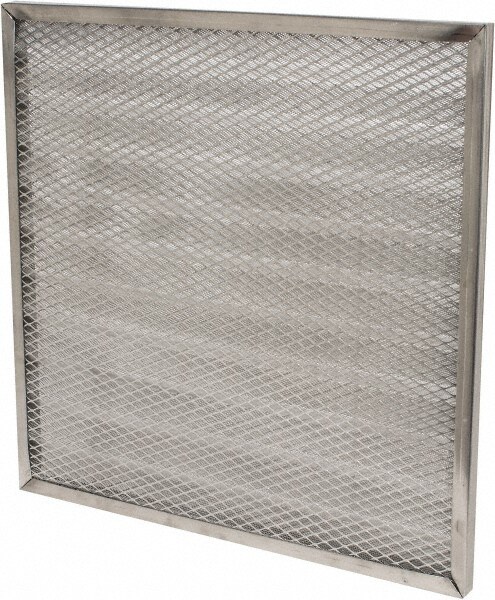 Pleated Air Filter: 20 x 20 x 1", MERV 7, 71% Efficiency