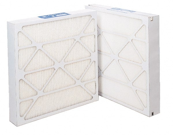 Pleated Air Filter: 20 x 20 x 4", MERV 11, 60 to 65% Efficiency, Wireless Pleated