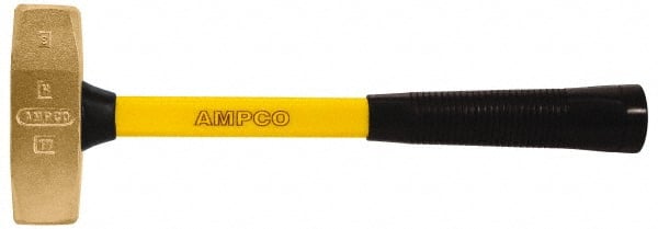 Ampco H-14FG 1-1/4 Lb Bronze Nonsparking Double Face Engineers Hammer 