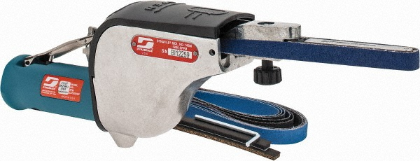 Corded Belt & Straight Sander: 20,000 RPM - 0.5 Hp, 1/4 NPT Inlet, 31 CFM Air Consumption, 5,800 FPM Speed