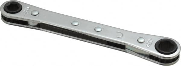 Box End Wrench: 1/4 x 5/16", 6 Point, Double End