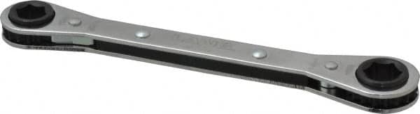 Box End Wrench: 7/16 x 1/2", 6 Point, Double End