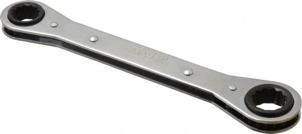 Box End Wrench: 15 x 17 mm, 12 Point, Double End