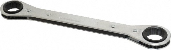 Box End Wrench: 19 x 21 mm, 12 Point, Double End