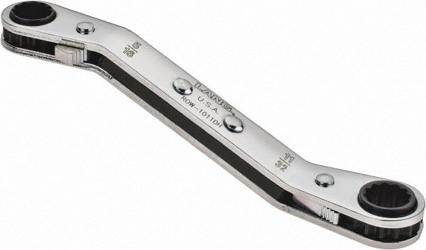 Box End Offset Wrench: 5/16 x 11/32", 12 Point, Double End