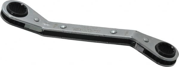 Box End Offset Wrench: 1/2 x 9/16", 12 Point, Double End