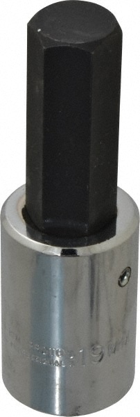 PROTO J5441-19M Hand Hex Bit Socket: 1/2" Drive, 19 mm Hex Image