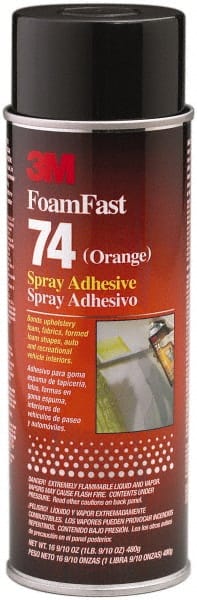 Spray Adhesive: 24 oz Aerosol Can, Orange