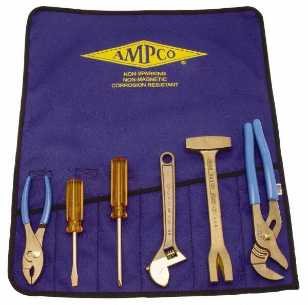 Ampco M-47 Combination Hand Tool Set: 6 Pc, Non-Sparking Set 