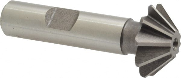 Keo 12644 1 x 5/16" 45° 10-Tooth High Speed Steel Single-Angle Cutter 