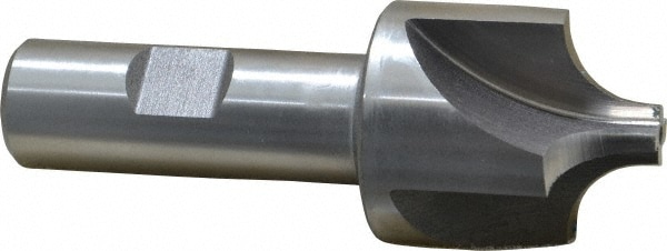 Keo 14320 Corner Rounding End Mill: 7/16" Radius, 1-3/8" Diam, 4 Flutes, High Speed Steel 