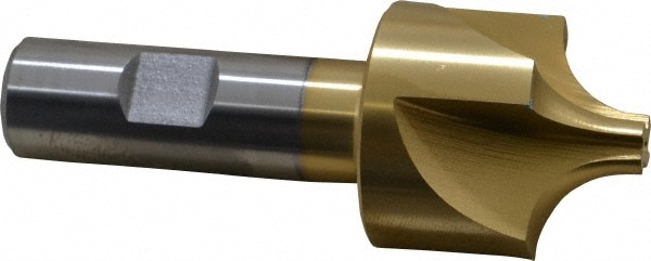 Keo 14341 Corner Rounding End Mill: 1/2" Radius, 1-1/2" Diam, 4 Flutes, High Speed Steel Image