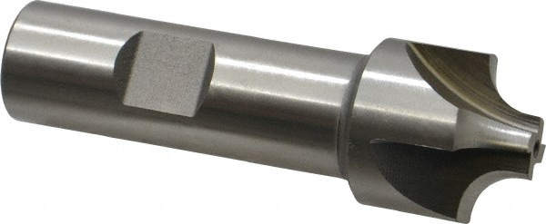 Keo 14423 Corner Rounding End Mill: 0.2756" Radius, 1" Diam, 4 Flutes, High Speed Steel 