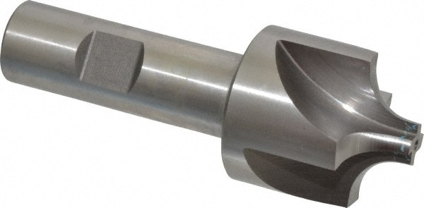 Keo 14429 Corner Rounding End Mill: 0.3937" Radius, 1-3/8" Diam, 4 Flutes, High Speed Steel Image