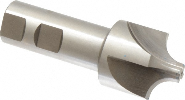 Keo 14433 Corner Rounding End Mill: 0.4724" Radius, 1-1/2" Diam, 4 Flutes, High Speed Steel 