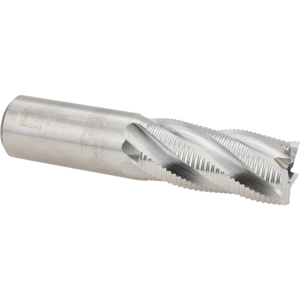 Roughing End Mill: 1" Dia, 5 Flutes, Single End, Cobalt